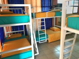 Palanda nebo palandy na pokoji v ubytování Sandy Toes Hostel