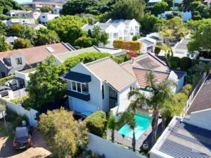an aerial view of a house with a swimming pool at Hout Bay Gem 61 Milner in Hout Bay