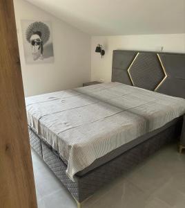 a bedroom with a large bed in a room at Apartmani Coka in Sušćepan