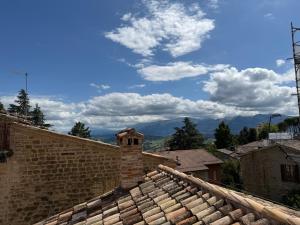 a view from the roof of a building at Albergo Centrale in San Ginesio