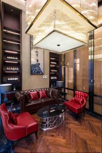 Posezení v ubytování Oakwood Hotel & Residence Suzhou