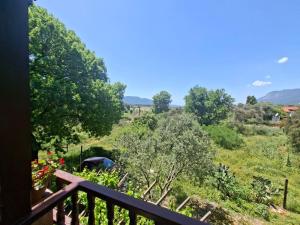 a view from the balcony of a house at Villa İkiz in Ula
