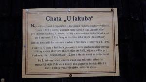 a sign that says chateau ukiba istg at U Jakuba - Boba in Prášily