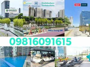 a collage of pictures of a city with a bus at Onelakeshore back smx lanang in Davao City