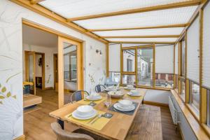 a dining room with a table and chairs at 3 Bed in Pitlochry oc-t37864 in Pitlochry