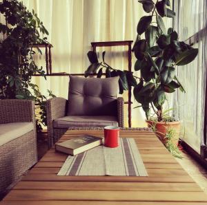 a living room with a couch and a coffee table at Bistrički mir - Imanje in Bistrica