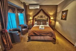 Een bed of bedden in een kamer bij Dias Guest House