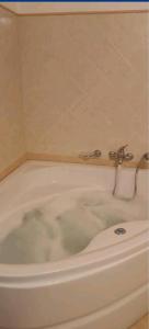a bath tub with a faucet in a bathroom at Nerissa apartments in Terrasini