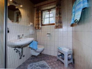 Koupelna v ubytování Gästehaus Kurparkfrieden