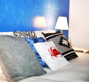 Postel nebo postele na pokoji v ubytování Hotel Biscuit