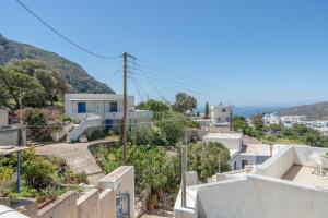a view from the roof of a house at Hippocrates' House in Amorgos