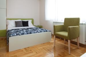 Ένα ή περισσότερα κρεβάτια σε δωμάτιο στο Luxury Studio - Vracar