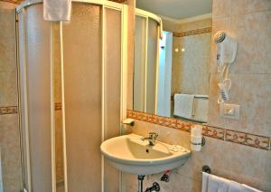 Koupelna v ubytování Hotel Rio
