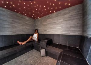 Posezení v ubytování Wellnesshotel Liun