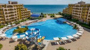 an image of a resort with a water slide at Midia Resort Aheloy in Aheloy