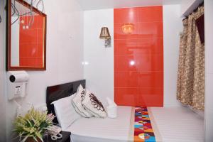 Giường trong phòng chung tại David Lounge