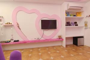 TV o dispositivi per l'intrattenimento presso Zi Jìng Fang Inn