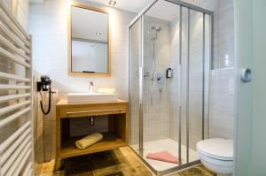 Kúpeľňa v ubytovaní Hotel Garni Persutt
