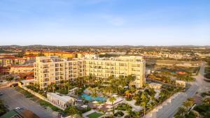 an aerial view of the resort at Le Vent Eagle Beach Condos by Bocobay Aruba in Palm-Eagle Beach