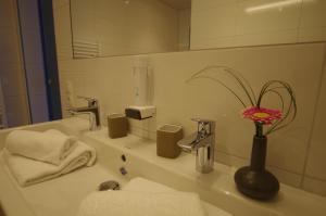 Koupelna v ubytování Hotel Zerres
