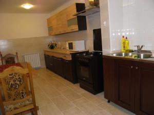 Kuchyň nebo kuchyňský kout v ubytování Apartman Marko