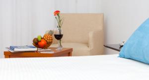 Postel nebo postele na pokoji v ubytování Hotel Verol