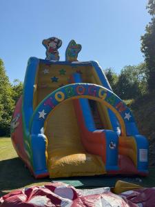 a inflatable bounce house in a park at Bahia in Le Faulq