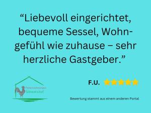 a screenshot of a webpage with the textleleigh interpreter betweensesel and worm at Ferienwohnung Schwarzhof- Hahnekräh am Bostalsee, helle 75 qm & hundefreundlich in Nohfelden