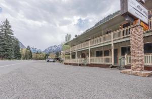 a building on the side of a road at Timber Ridge Lodge Ouray in Ouray