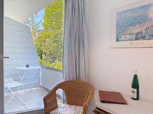 a room with a desk and a chair and a window at Apartment Appartement A12 by Interhome in Traben-Trarbach