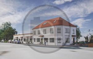 a rendering of a house with a roof at Lovely Apartment In Ribe With Wifi in Ribe
