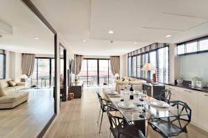 Posezení v ubytování Citismart Luxury Apartments