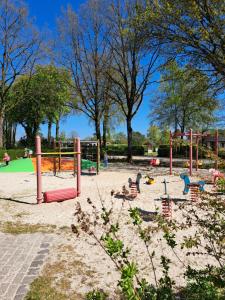 a playground with children playing in the sand at De Huisbij in Oude Willem +27 photos