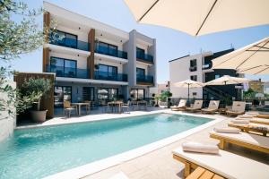 an image of a hotel with a swimming pool at Boutique Hotel Zara in Ulcinj