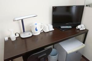 TV a/nebo společenská místnost v ubytování Hotel Select Inn Utsunomiya + 37 fotografií