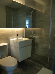 Koupelna v ubytování Taimali Hotel
