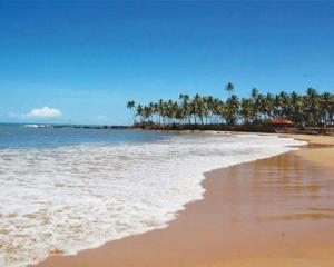 Beach sa o malapit sa lodge