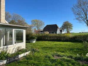 a house with a yard with green grass at FBC Roms Business in Rødby