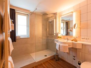 Koupelna v ubytování Maiers Johanniterbad Ringhotel Rottweil
