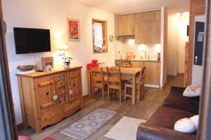 Kuchyň nebo kuchyňský kout v ubytování Appartement Chatel Centre