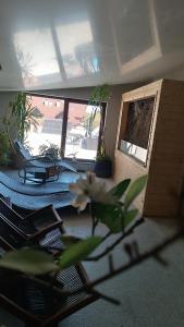 a view of a room with a table and a window at Medical Wellness & SPA Werona in Duszniki Zdrój +65 photos