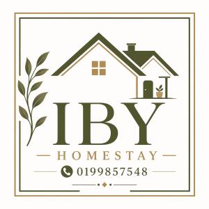 a set of logos for a house and the words happy homiversary at IBY II Homestay in Ketereh
