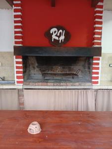 a brick oven with the number on it at Ragas in Palma Sola