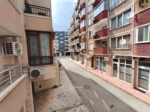 an empty street in an apartment building at Apartment in the Center 1 in Varna City