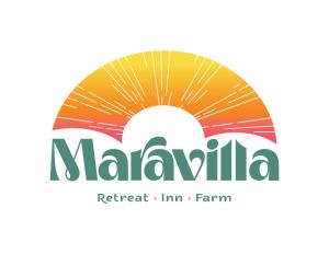 a logo of malawi with a sunset in the background at Maravilla in Taos