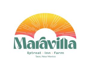 a logo of malawi with a sunset in the background at Maravilla in Taos