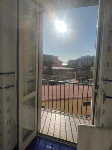 a view from a balcony with a view of a stadium at Casa Castellano in Naples