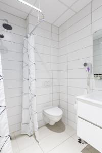 Koupelna v ubytování Centrum Hotel