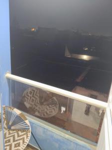 a balcony with a view of a city at Hermoso apartamento in Soledad