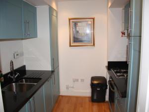 a kitchen with a sink and a counter top at Moat House 1 - Ukc4887 in Fort Augustus
